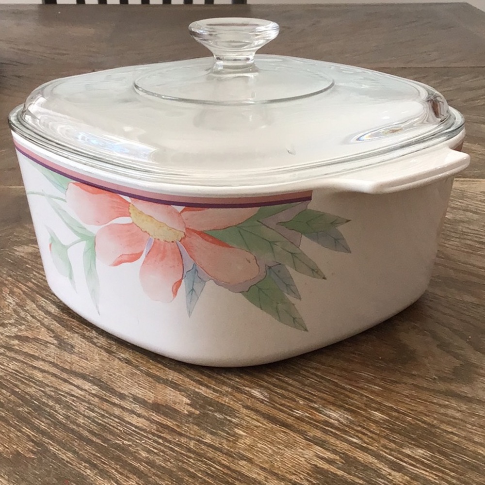 Vintage Corning Ware  "Peony Floral" pattern - Picture 3 of 16